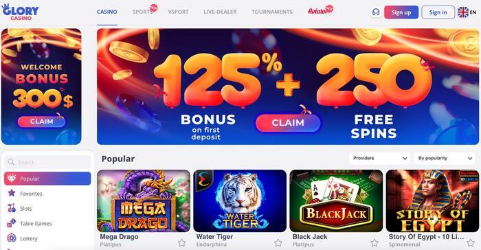 glory casino